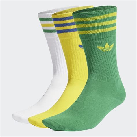 adidas originals solid crew weiß|Solid Crew Socks 3 Pairs .